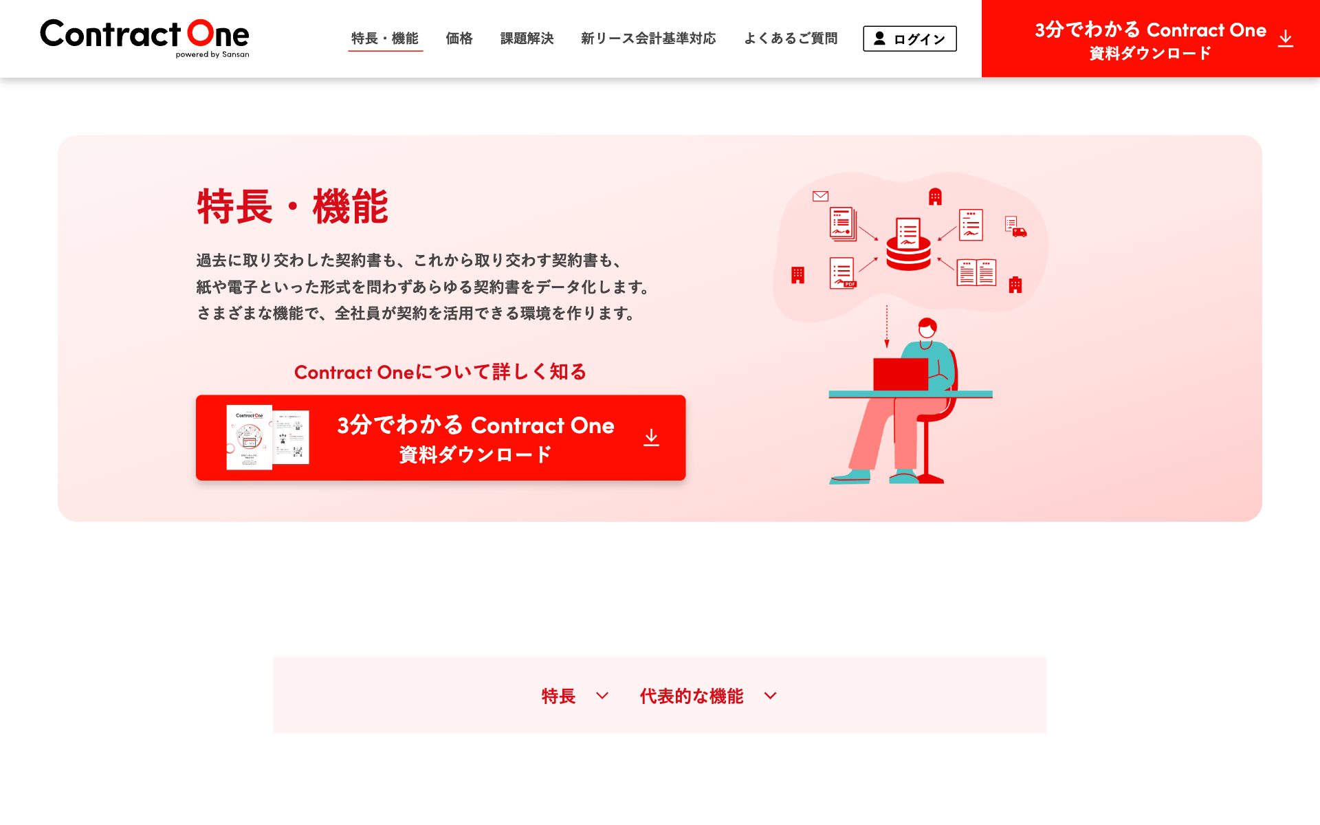 Contract One（契約データベース・全文検索/期限管理）の公式サイト
