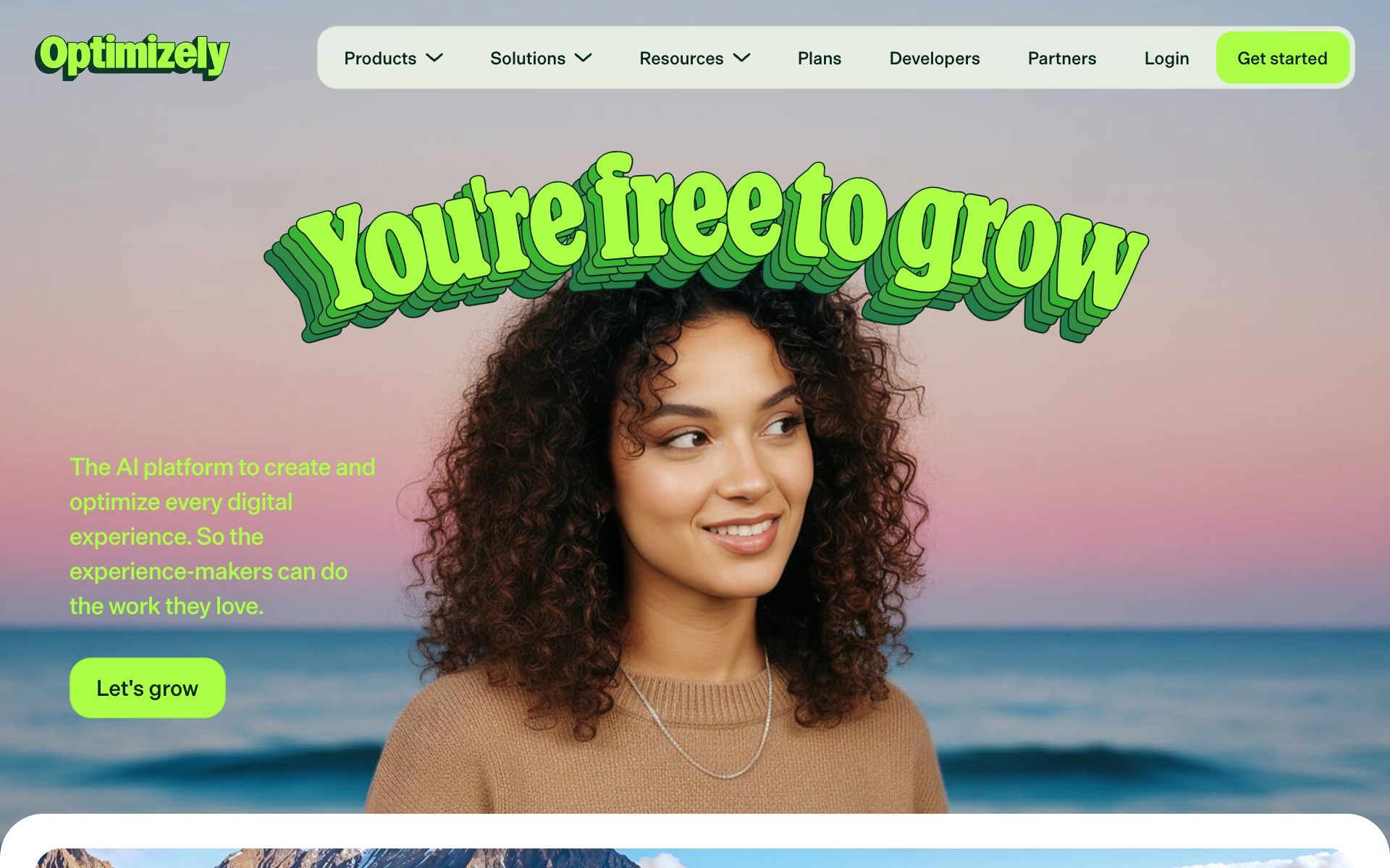 Optimizely(Web Experimentation)の公式サイト