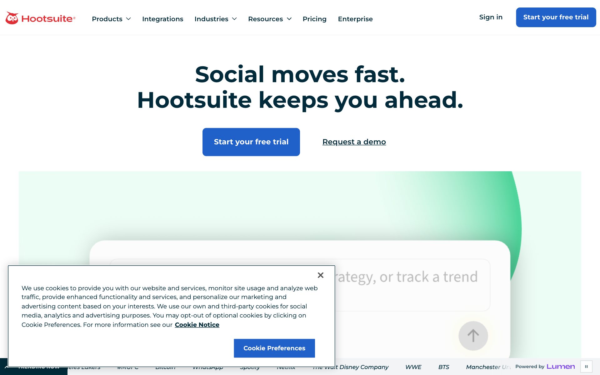 Hootsuiteの公式サイト