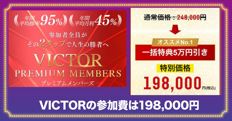 victorの参加費